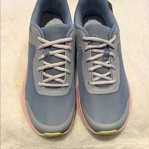 Athletic Works Women's Blue and Pink Running Sneakers